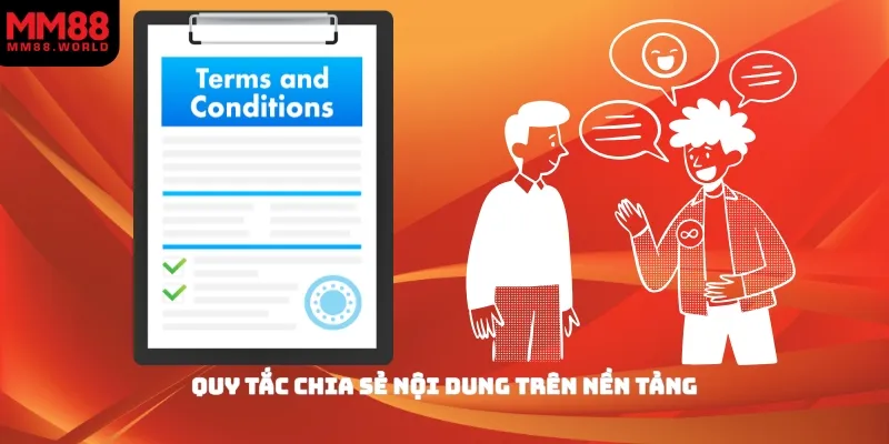Quy tắc chia sẻ nội dung trên nền tảng
